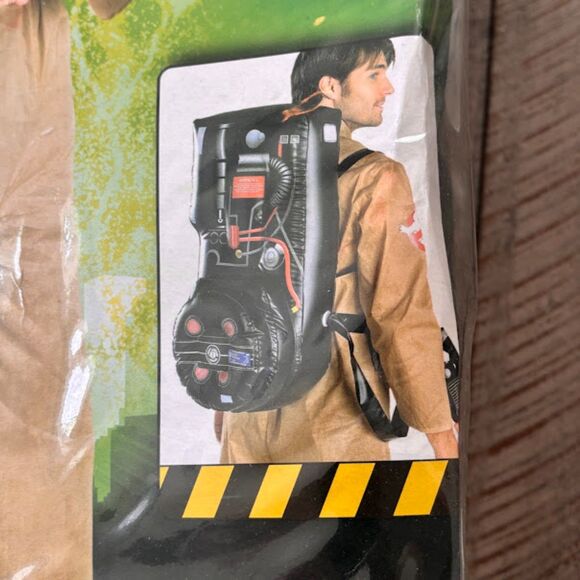 Ghostbusters Adult Halloween Costume MEDIUM Inflatable Backpack - Picture 3 of 4